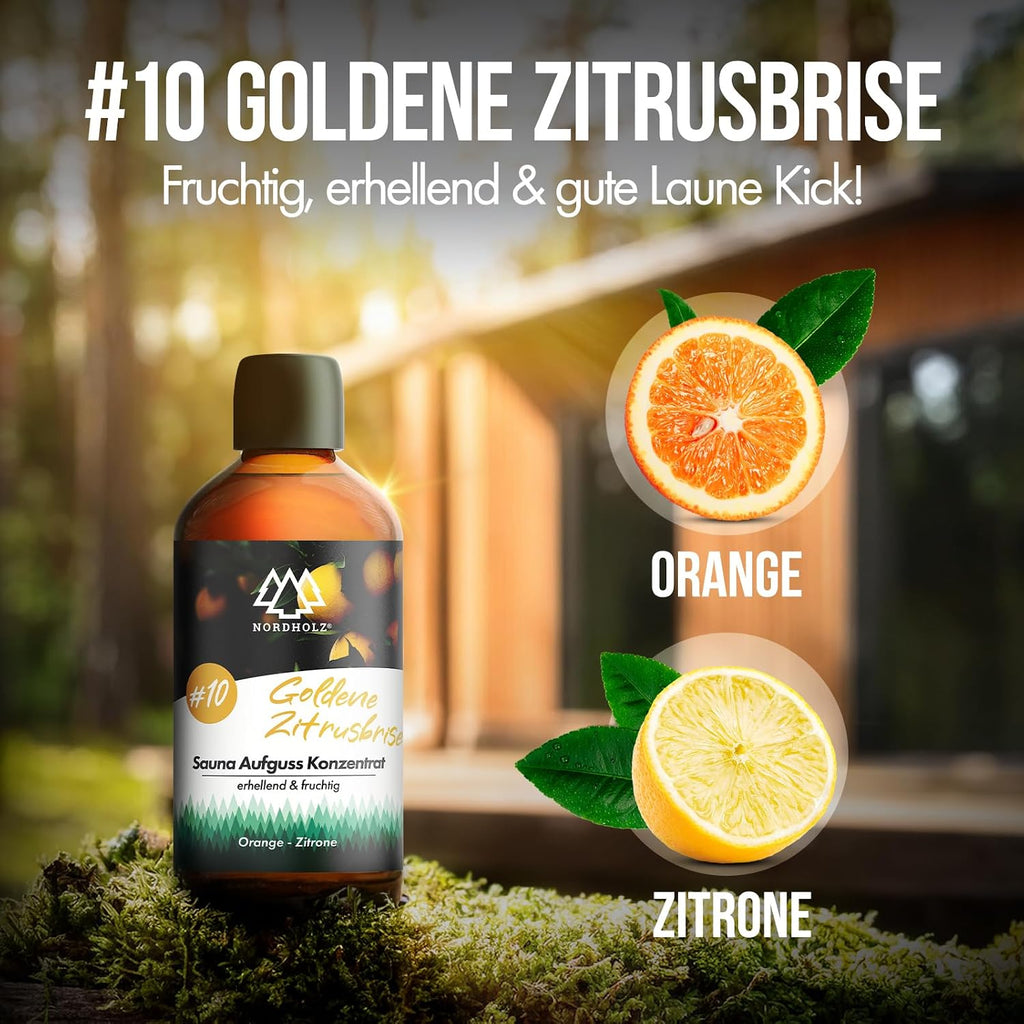 Nordholz Premium Saunaaufguss Concentrate - 100ml, 60 Unique Scents for an Invigorating Experience
