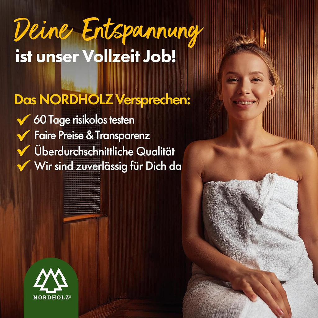 Nordholz Premium Saunaaufguss Concentrate - 100ml, 60 Unique Scents for an Invigorating Experience
